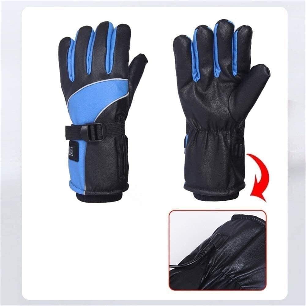 Guantes térmicos eléctricos, guantes de calefacción recargables para pantalla táctil, guantes térmicos para actividades al aire libre como escalada, senderismo y esquí, capacidad de batería de 4000