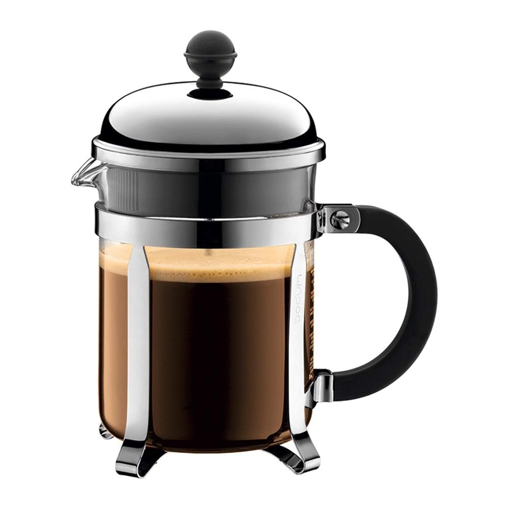 French Press Ekspres do kawy French Press Pot 500 ml Stal nierdzewna Ręczna prasa Dzbanek do kawy Odporny na ciepło prasa filtracyjna Czajniczek do filtrowania kawy