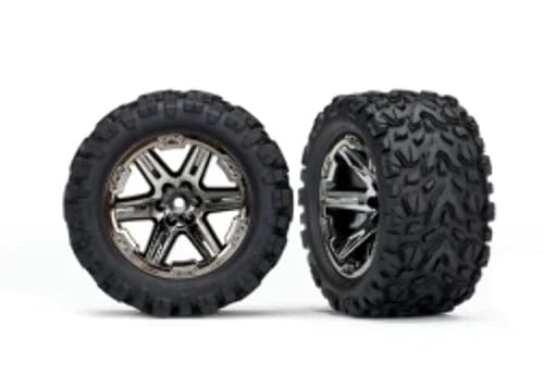 Traxxas 2 ruedas RXT Black Chrome Tacón 2.8" trasero Rustler 4x4 VXL TRX6774X