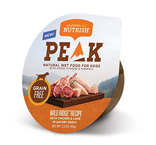 Rachael Ray Nutrish PEAK Natural Wet Dog Food, Wild Ridge Recipe with Chicken