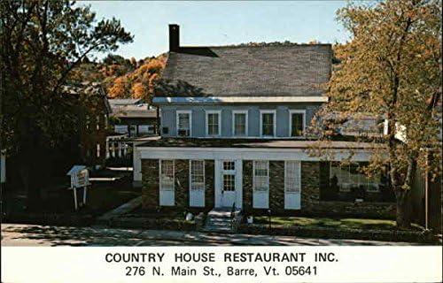 Country House Restaurant & Oxbow Lounge Barre, Vermont VT Original Vintage Postcard