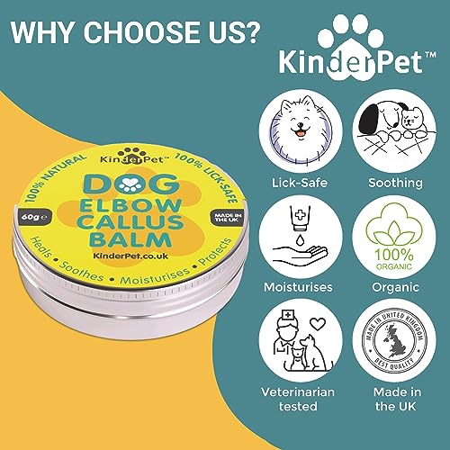 KinderPet Dog Elbow Callus Balm Heal Soothe Moisturise Protect Cracked