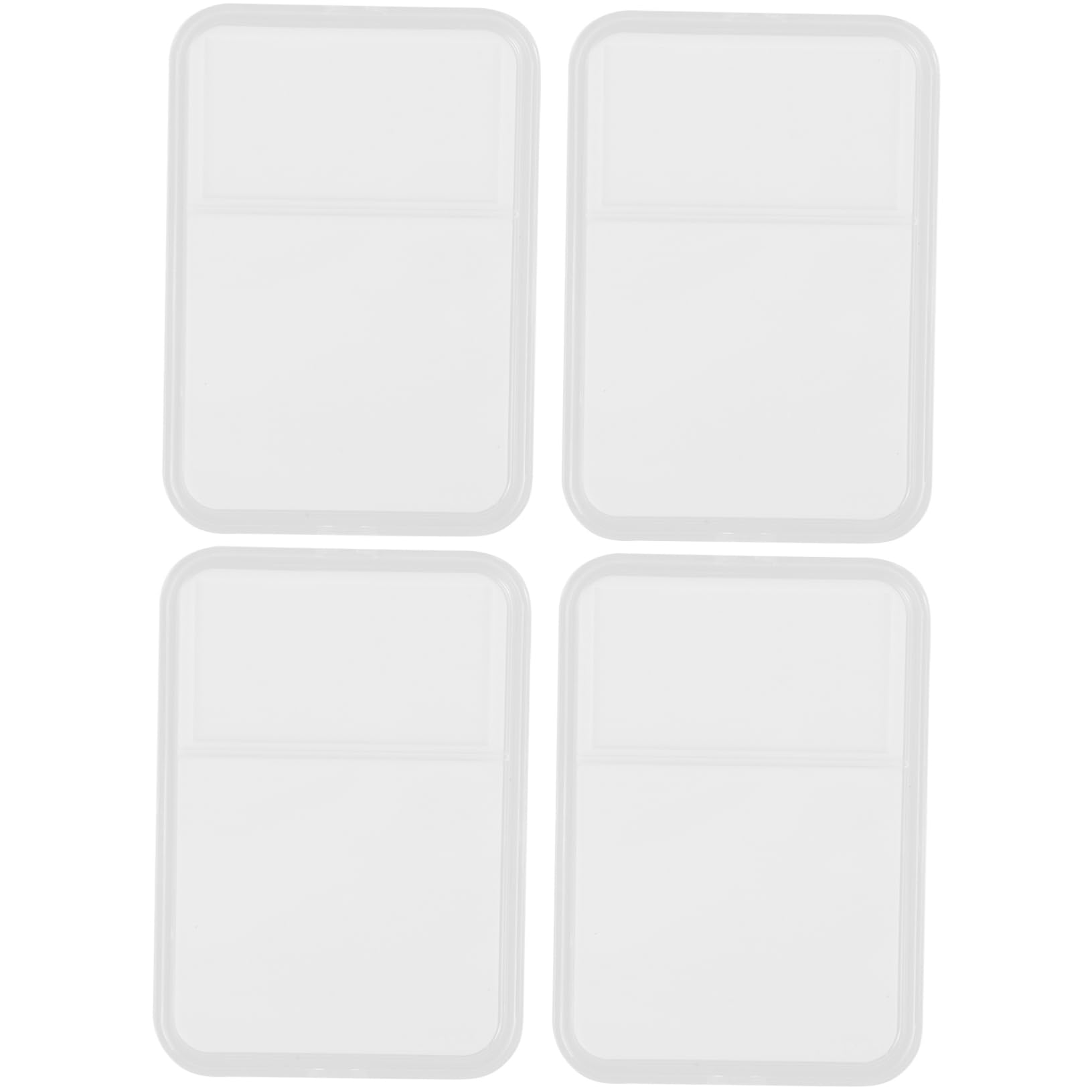 HEMOTON Plastic Stamp Storage Boxes Stamp Albums for Collectors Stamp Display Case Sets