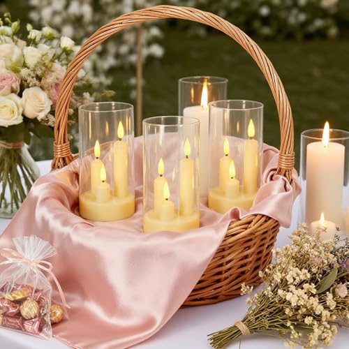 Velas a pilas con control remoto y luces LED parpadeantes para decoracion 2