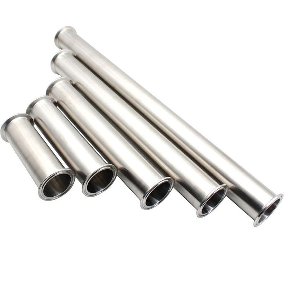Ktucn L300mm 2"(51Mm) Od64 Sanitary Tri Clover Spool Tube/Pipe,L-20(500Mm) Or 12"(300Mm) Tri Clamp Pipe For Homebrewing Distillation,