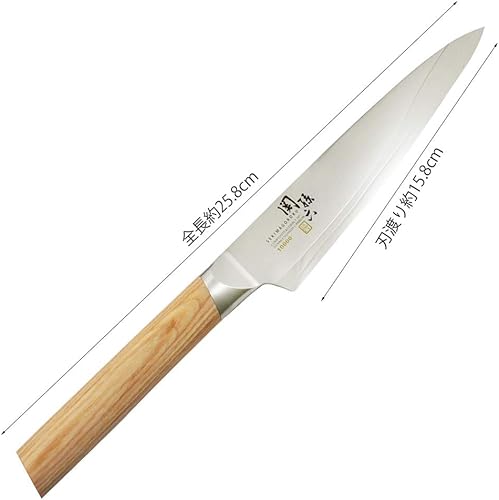 Vista 11 de Kai AE5254 Kai Santoku Cuchillo Seki Magoroku 10000CL 6.496 in Fabricado en Japón