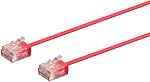 Monoprice Cat6 Ethernet Patch Cable - 0.5 Feet - Black | Stranded, 550MHz, UTP, Pure Bare Copper Wire, 36AWG - Micro SlimRun Series