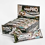 DER PERFEKTE VEGANE EIWEISSRIEGEL – Eine cremig zarte Füllung umhüllt mit feiner Reismilchschokolade - das macht den veePRO Eiweißriegel zu dem, was er ist: Nämlich zu einem der leckersten und hochwertigsten veganen Proteinriegel.
