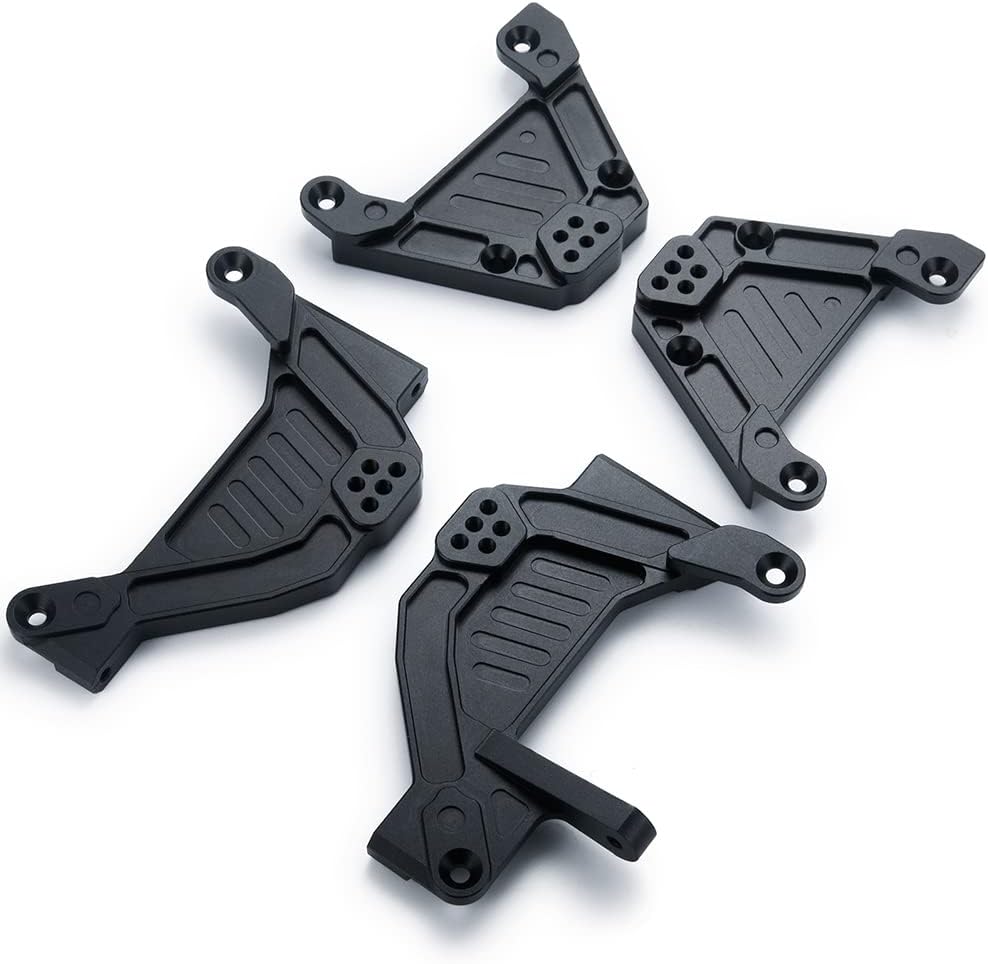 RCLIONS Aluminum Shock Towers Front&Rear Adjustable Shock Hoops for AXIAL SCX6 AXI05000 1/6th RC Crawler Car Upgrade Parts