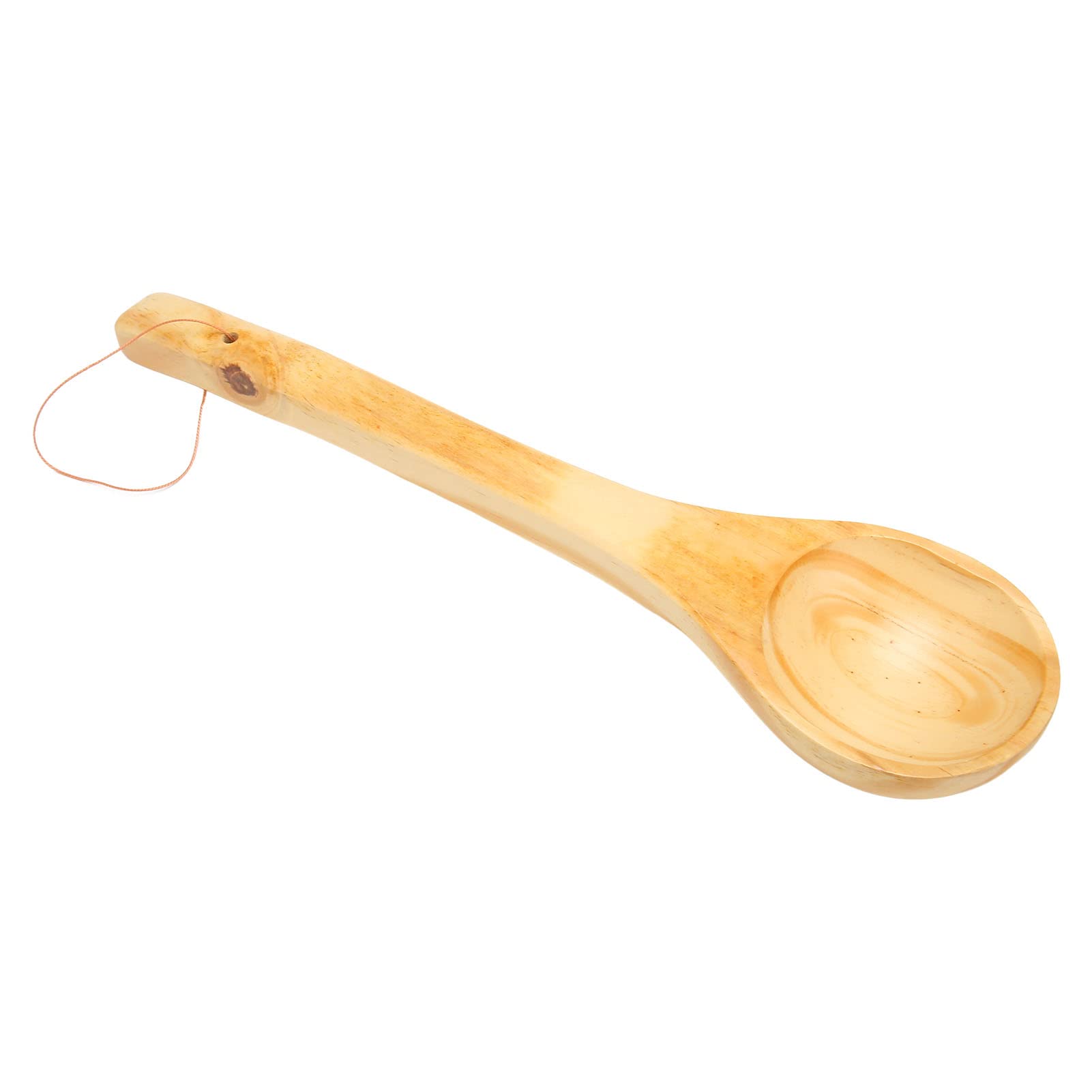 Louche de Sauna 39×10cm Bois Grande Capacité Long Manche pour Sauna Hammam