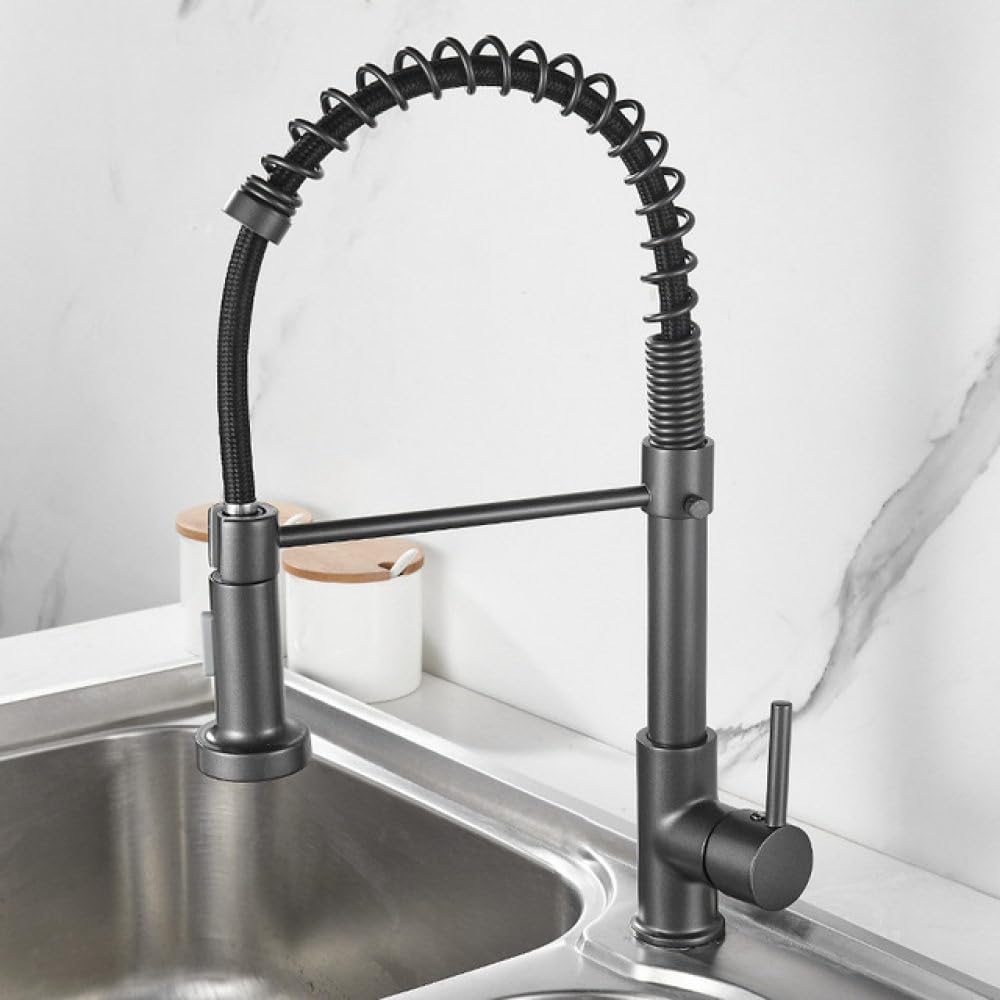 Mitigeur amovible pour évier noir pour sublimer vos recettes en famille