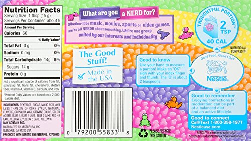 Wonka Nerds Rainbow - Mix de Frutas - Importado dos Estados Unidos