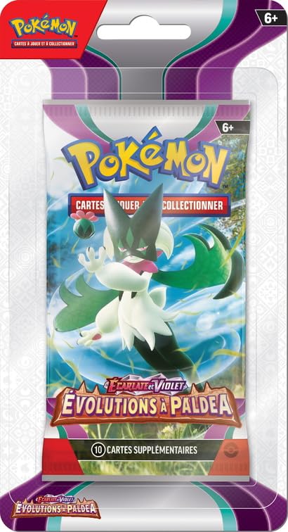 Booster Pokémon sous Blister EV02 Asmodee carte à collectionner Écarlate et Violet