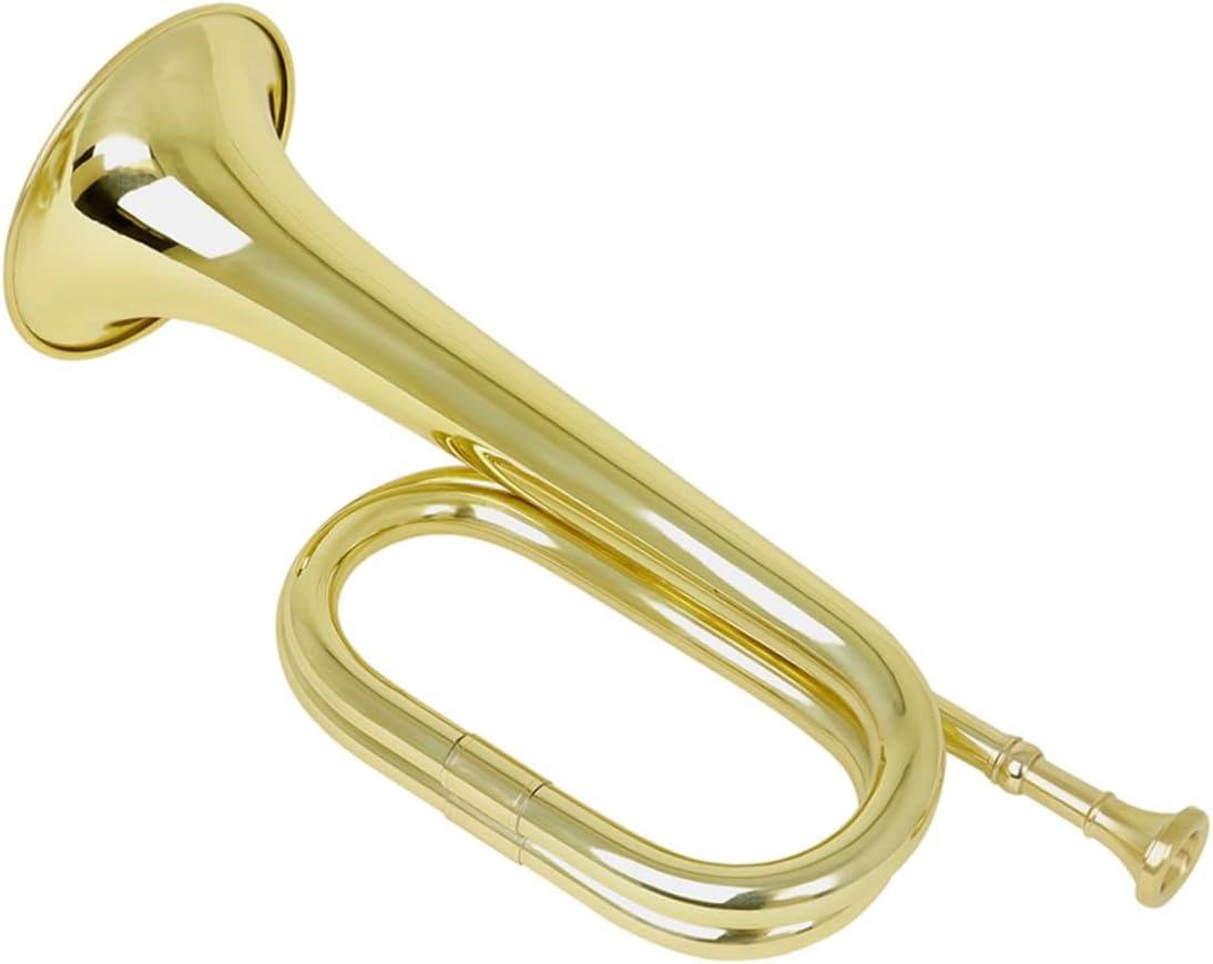 Kisangel Beginner Bugle Trumpet c Trumpet for Band Practice Mute Orchestra Wind Instrument