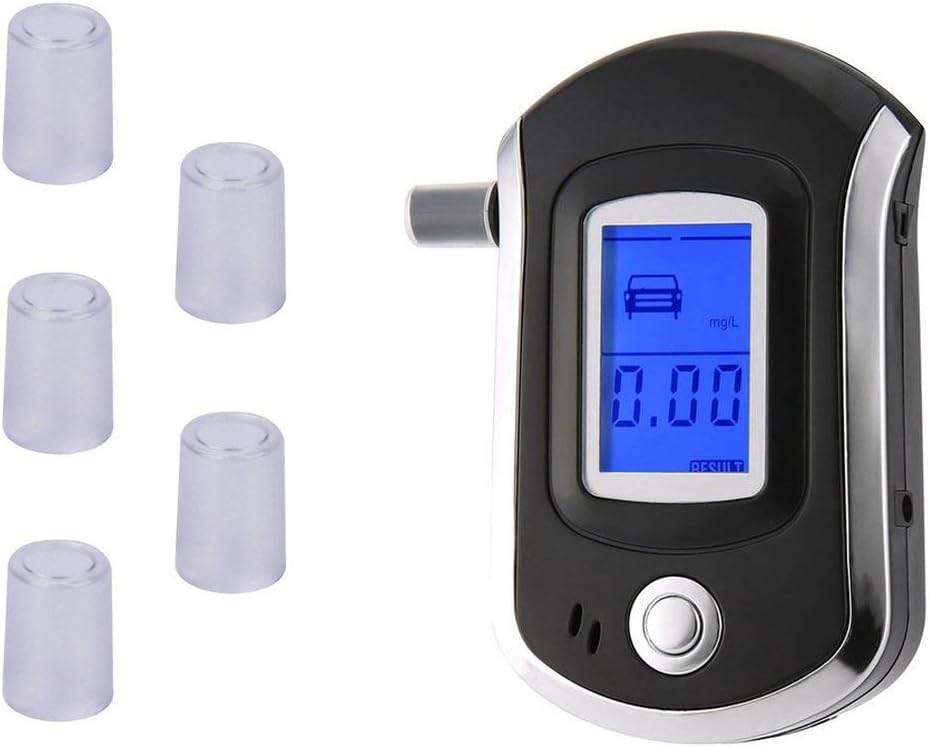 Promotion Professional Pocket Digital Alcohol Breath Tester Analyzer Breathalyzer Detector Test Testing LCD Display