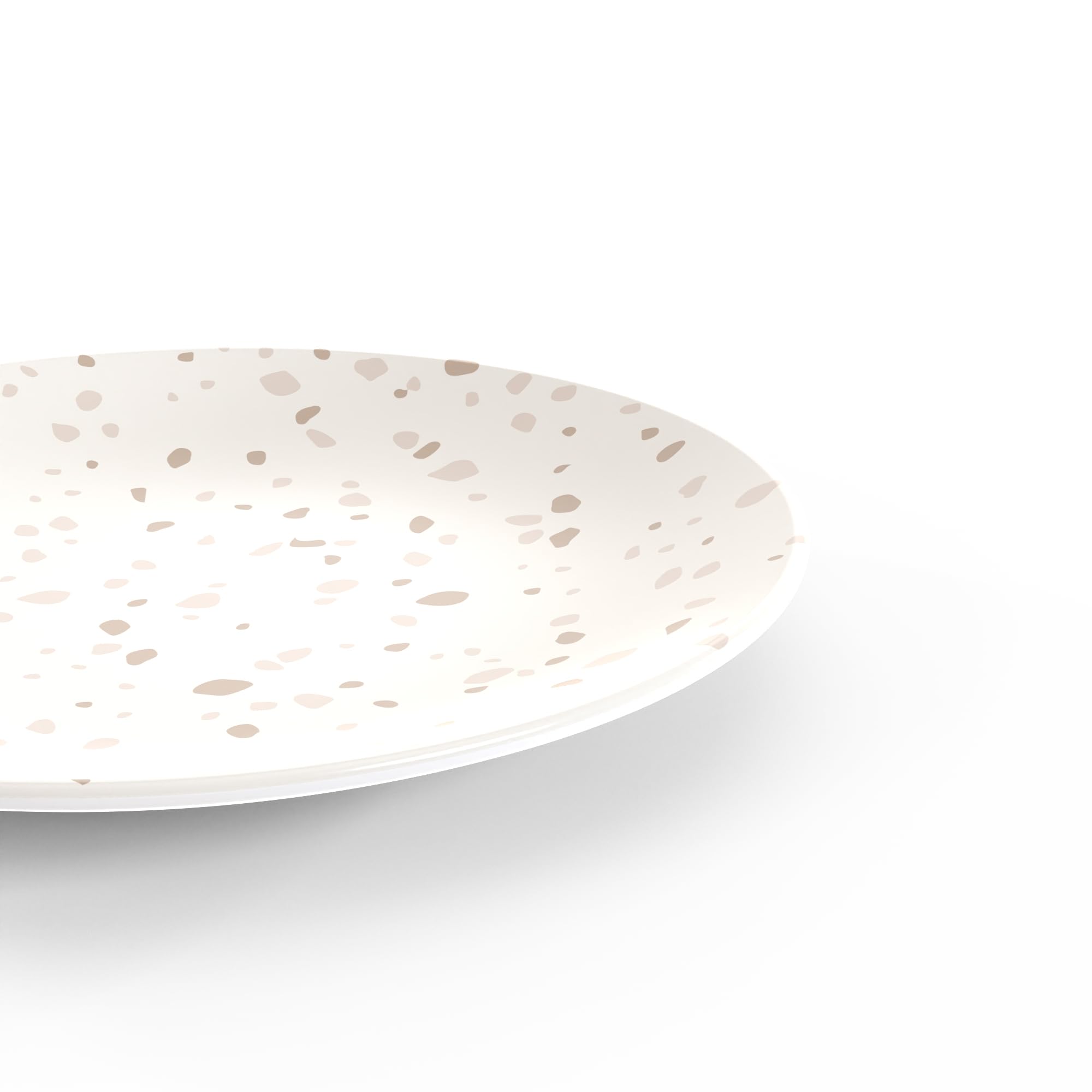 TERVIS TervisHome Melamine Salad Plates Set Of 4 Sandstone Collection Durable Stonewarelike Quality Dishwasher Safe Perfect For Indoor And Outdoor Use - View #6