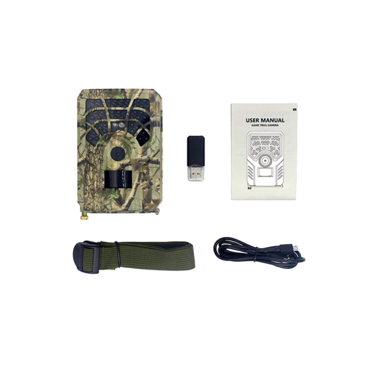 Caméra de Chasse Pr300a Portable 160g 480p, 12 Mégapixels pour Extérieur