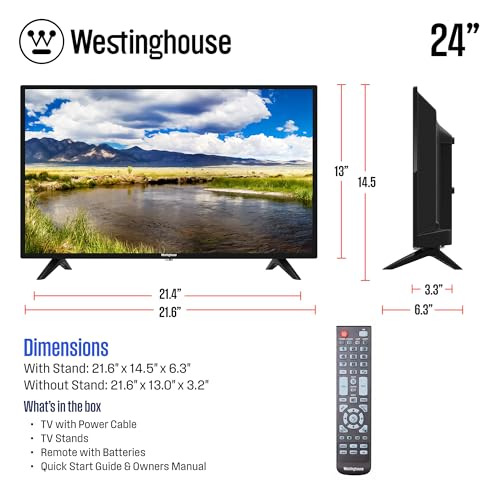 Westinghouse WD24HX1201 24 Inch Tv, 720P Hd Led Small Flat Screen Tv thumb #3