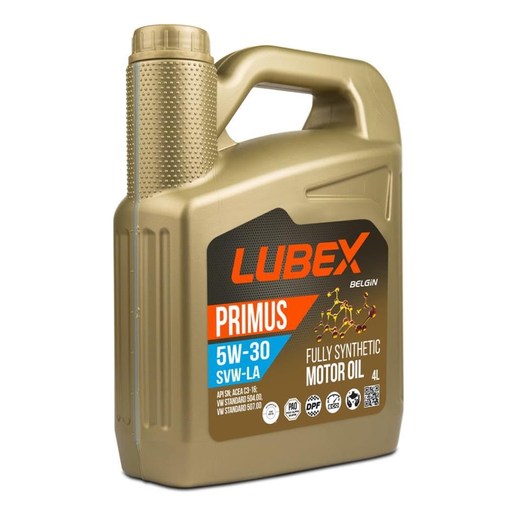 Lubex Primus SVW-LA 5W-30 4 Lt Tam Sentetik DPF Motor Yağı