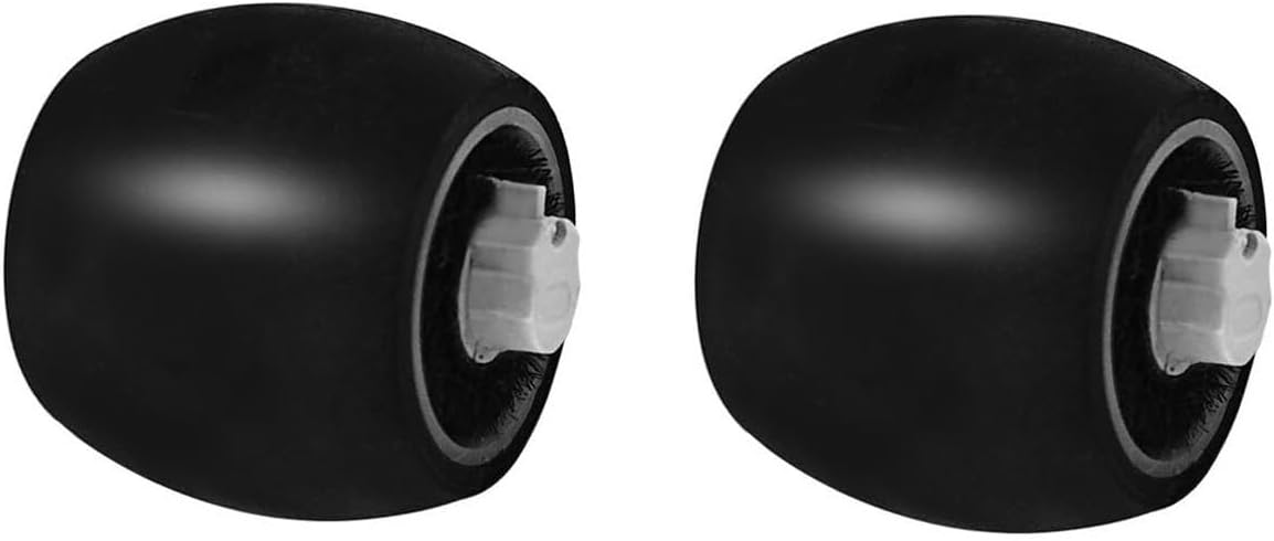 2 Pieces Front Wheels Replacement Kit - Compatible With Roborock Qrevo Curv/Qrevo Edge/Saros 10 R/Saros 10 Robot Vacuum Cleaners | Durable Caster Spare Parts For Smooth Movement