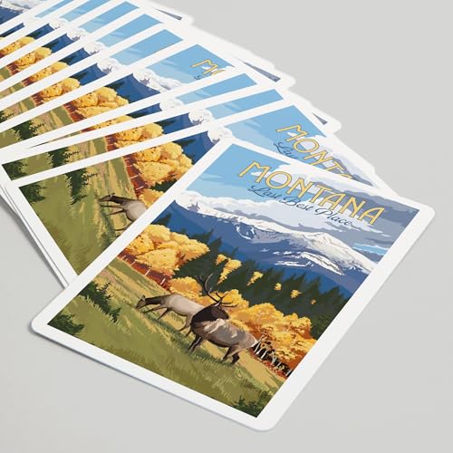 Montana Last Best Place Baraja de 52 cartas póker miniatura 5