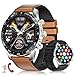 android zoll günstig Kaufen-LIGE Smartwatch Herren 1.43 Zoll AMOLED-Display, Smartwatch mit Bluetooth Telefonie und Sprachassistenz, Herzfrequenz, SpO2, 124 Sportmodi, Fitnessuhr Smart Watch für Android iOS