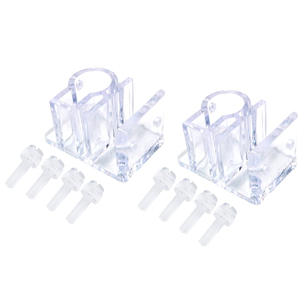 CENPEK Acrylic Fish Tank Water Flow Filter Mount Hose Tube Fixing Clip Aquarium Water Pipe Holder Tube Hanger