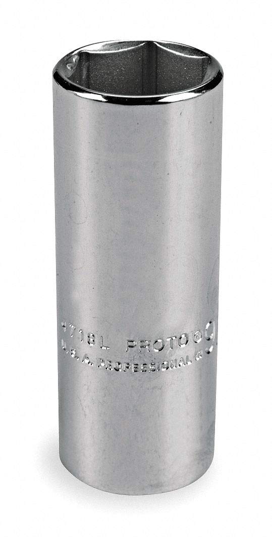 Stanley Proto J4708L 6-punktowe 1/4" głębokie gniazdo napędowe, 1/4"