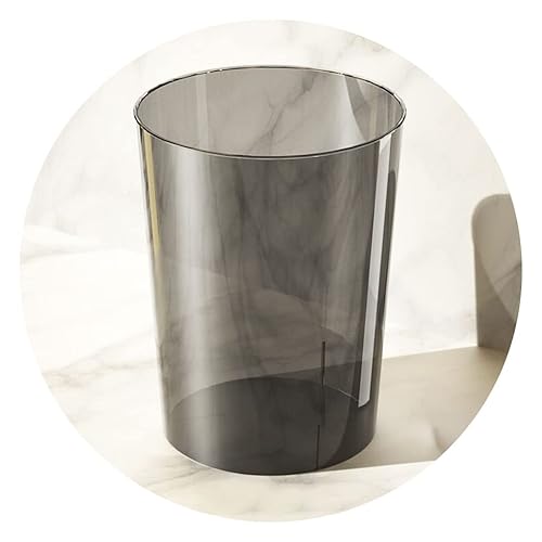 JUEMISSA Cocina Botes de basura de estilo nórdico Cestas de papel para el hogar Cestas de basura transparentes Botes de basura de gran capacidad
