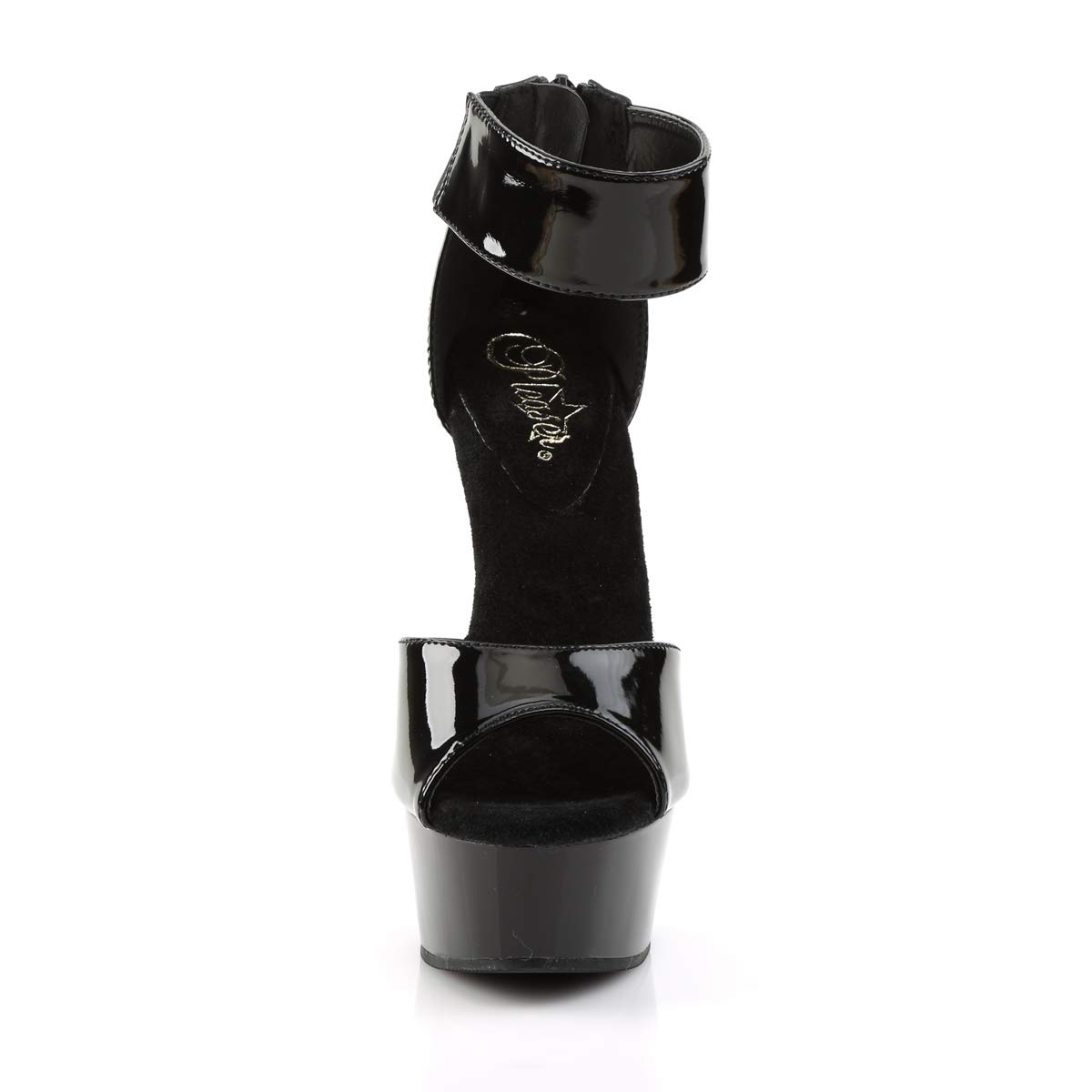 Pleaser DELIGHT-670-3 Blk/Blk UK 2 (EU 35)