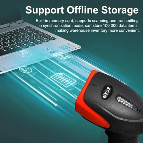Lecteur de codes QR scanner portable sans fil Bluetooth pour décoder les étiquettes abîmées - 5