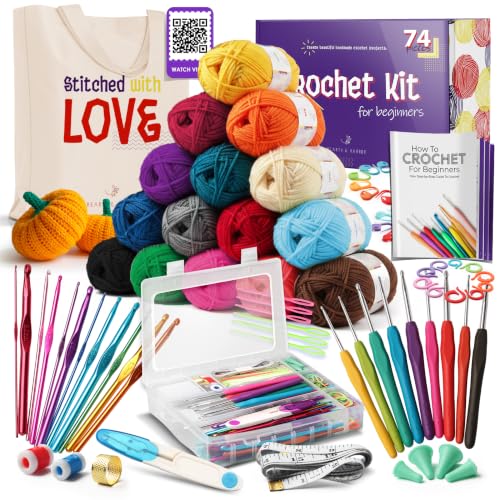 Crochet Kit for Beginners Adults and Kids...