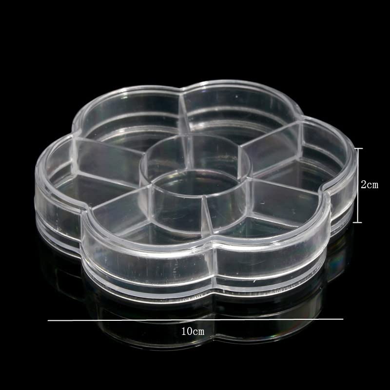 Scatola Piccola Per Componenti Scatola Organizzatrice Trasparente In Plastica - Per Gioielli, Perline, Nail Art E Piccoli Oggetti Contenitore Nail Art Plastica