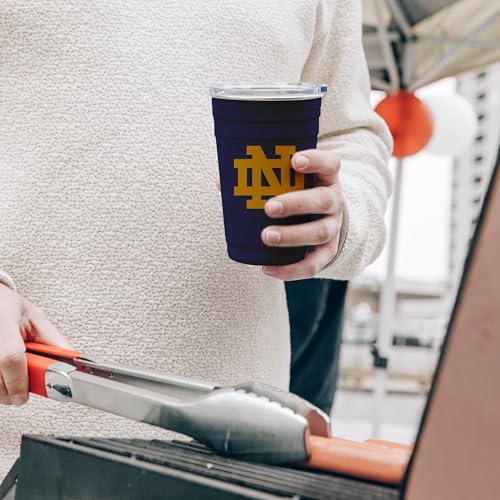 Image of Logo Brands NCAA 22 oz Stainless Steel Tailgate Cup -Double Wall Vacuum-Sealed Durable For Hot & Cold Drinks, Perfect for Gameday & Tailgating