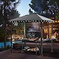 ABCCANOPY 6x8 Hardtop Grill Gazebo Cnaopy - Outdoor BBQ Gazebo Shelter, Patio Grill Gazebo Tent for Barbecue and Picnic
