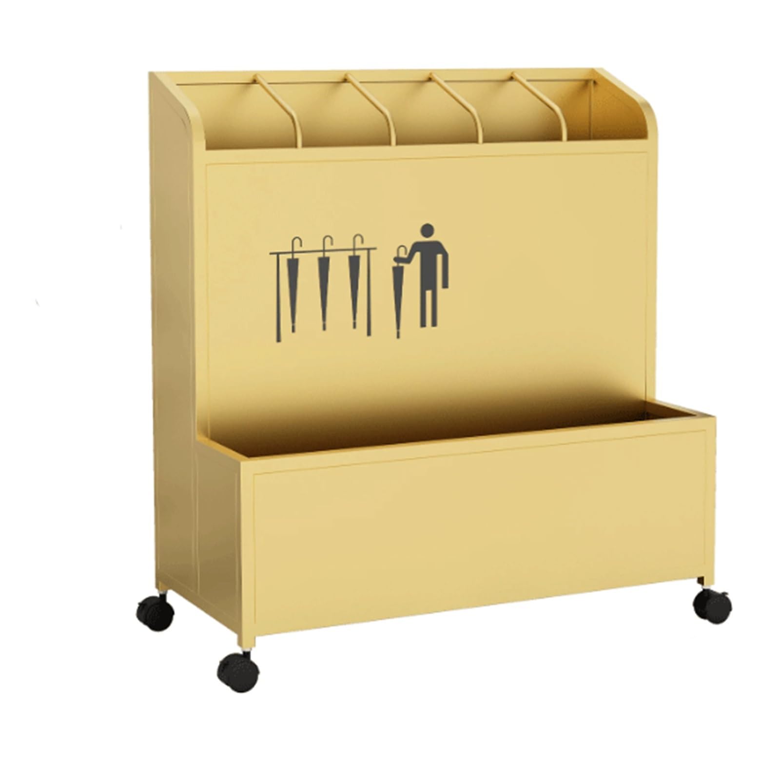 CFY652 Umbrella rack Umbrella Stands And Storage Racks: The Perfect Choice For Hotel Lobbies, Retail Stores, And School Classrooms Office(Gold,XL)