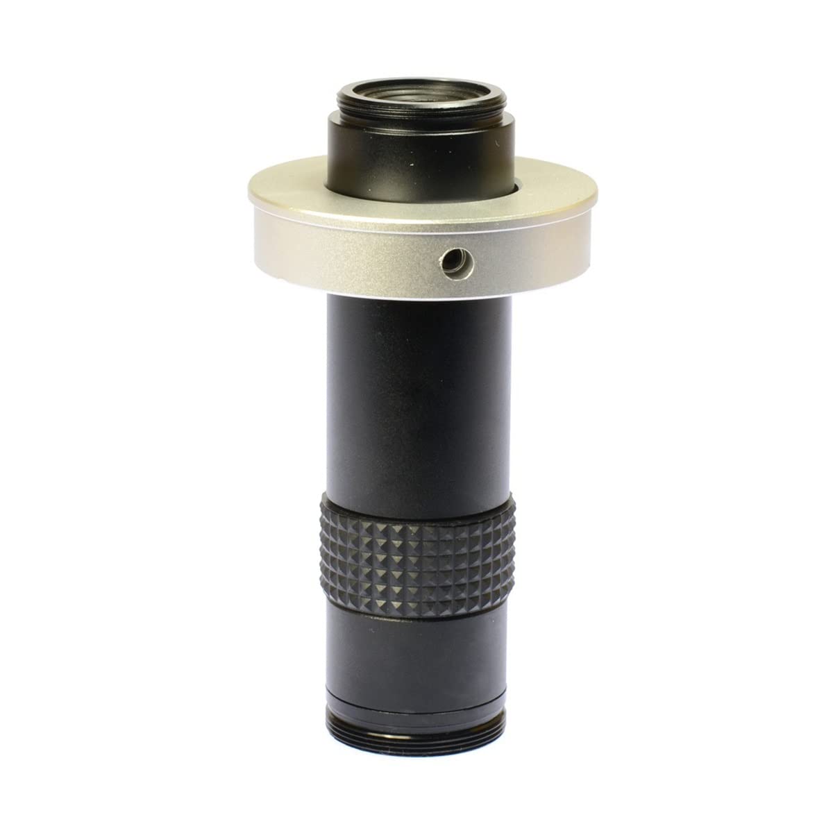 Mikroskop 120x Zoomobjektiv C-Mount Glass Objektiv mit 50 mm Ringadapter