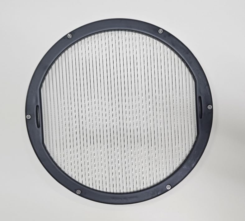 JULJURI - Parrilla coreana antiadherente de aleación de aluminio para carnes cocinadas uniformemente y sabrosas, fácil de limpiar, peso ligero, estructura resistente y duradera (negro, parrilla