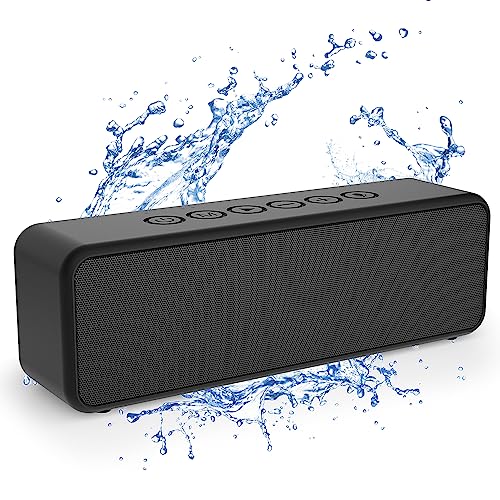 BOGASING M6 Bluetooth Speaker, 30W Portable Wireless Speakers with Loud & Astonishing Sound, IPX6 Waterproof, Bluetooth 5.3, Built-in Mic, EQ, TF-Card, AUX, USB-C for Outdoor Sport Party