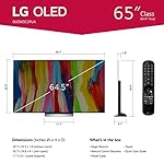 LG C2 Series 65-Inch Class OLED evo Smart TV OLED65C2PUA, 2022 - AI-Powered 4K TV, Alexa Built-in, Dark Silver - Image 3