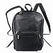 Produktbild Großer Lederrucksack Größe L Laptop Rucksack bis 15,6 Zoll, für Damen und Herren, aus Echt-Leder, Schwarz, Hamosons 514