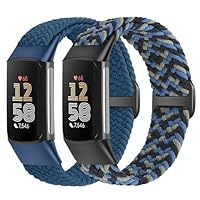 Bracelet Elastique Bracelet Nylon élastique Pour Fitbit Versa 3/4 Et Sense - Multi-couleurs Fitbit Inspire 3