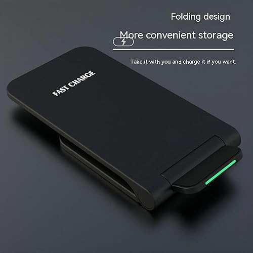 Miniatura 9 de Estación de carga inalámbrica Samsung, estación de carga inalámbrica rápida de 15 W con luz adaptativa para dormir, compatible con Samsung Galaxy,