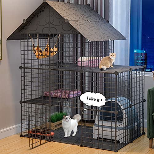 Parc pour chat d'intérieur compact pour petits appartements - 5