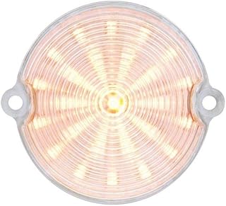 United Pacific 1963 1964 1965 1966 1967 Corvette Led Front Parking Light - Amber Led/Clear Lens