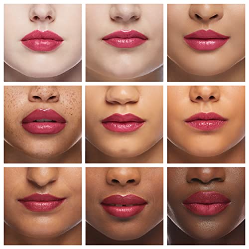 Burt’s Bees Lip Balm Easter Basket Stuffers, Tinted Moisturizing Lip Look after Ladies, 100% Pure, with Shea Butter, Crimson Dahlia (2 Pack)