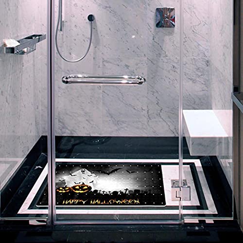 Alfombrilla de baño con 120 ventosas anticaídas para Halloween de 71x40 cm 7