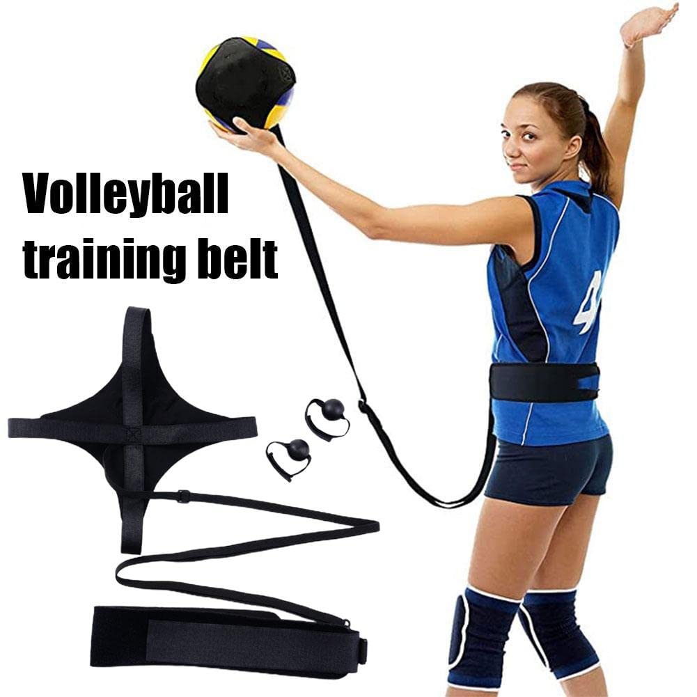 MesaSe Ceinture d'Entraînement de Volleyball Haute Élasticité Réglable Résistante à l'Usure avec Pointes Flexibles pour Exercice