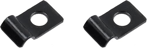 Miniatura 4 de Wealrit 50 abrazaderas de tubo de un agujero, soporte de tensión negro en forma de U, abrazadera de conducto de correa en forma de U, clip de tubo
