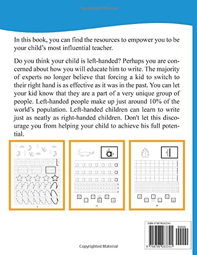 Trace Letters Left Handwriting Workbook: How to Teach Left Handed to Write Left-Handed Gifts Ideas Writing Practice Book For Kids Preschoolers Pre K Toddlers Lefties Alphabet Learning - Image 2